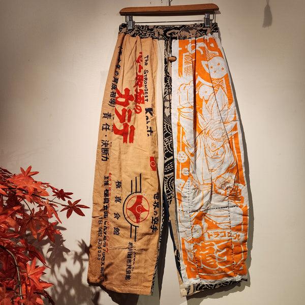 Dragon Ball Z Kakarot Goku Kakishibu Dyed Patchwork Pants