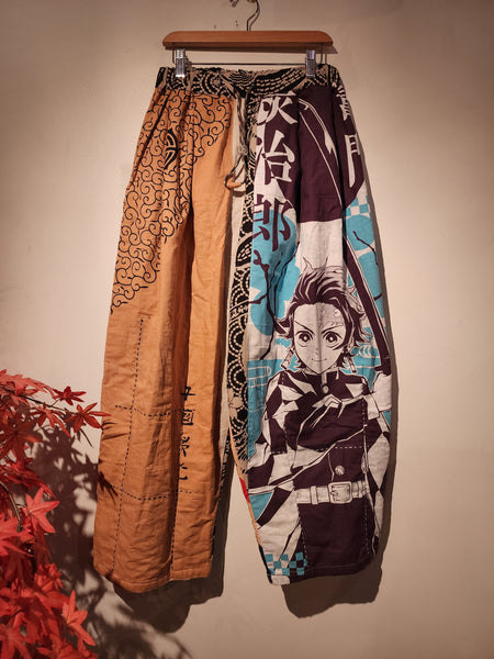 Demonslayer Tanjiro Patchwork Pants