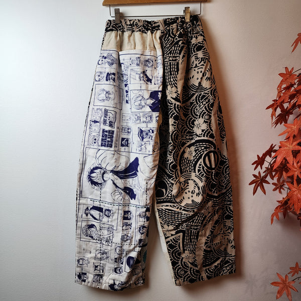 One Piece East Blue Patchwork Pants