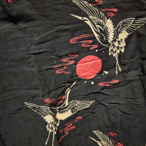 Black Crane Sun Saloo 8 Panel Long Skirt with pockets