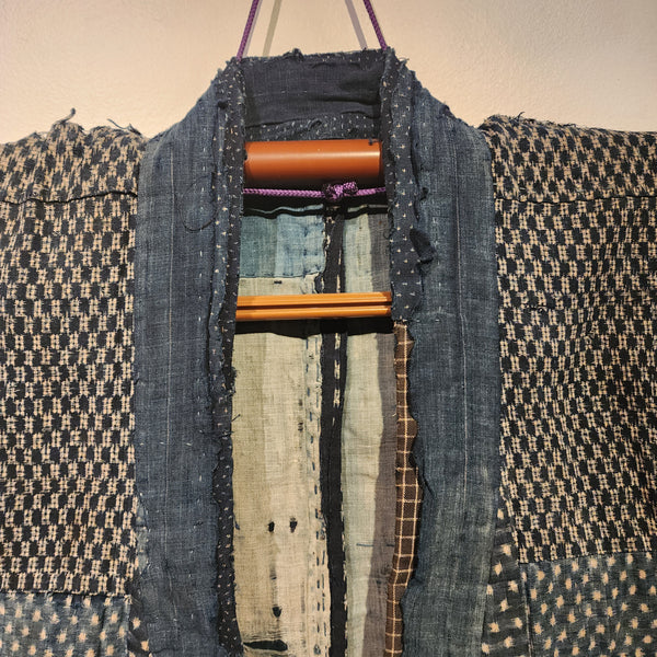 Vintage Japanese Indigo Boro Patchwork Noragi