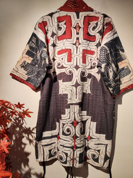 Ainu Koi Digital Printed Kimono