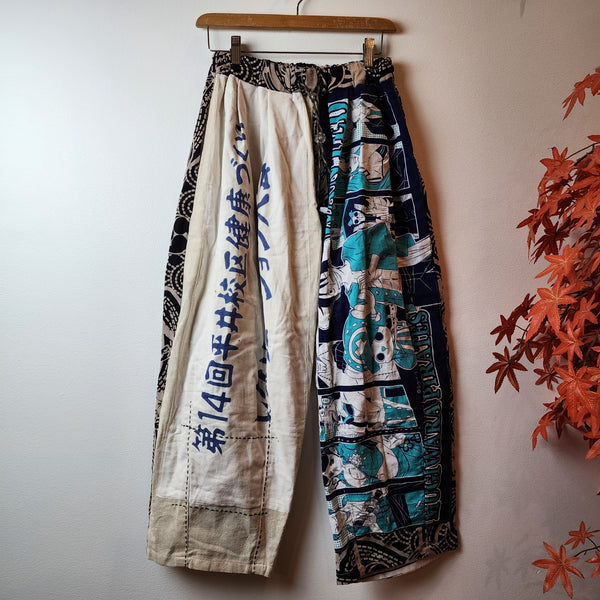 One Piece East Blue Patchwork Pants