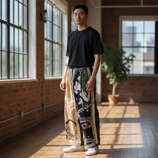One Piece Zoro Patchwork Pants