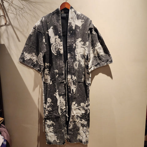 Stonewash Bunny Long Noragi Kimono