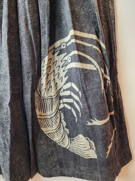 Black Lobster Kamon Stonewash Hakama Pants