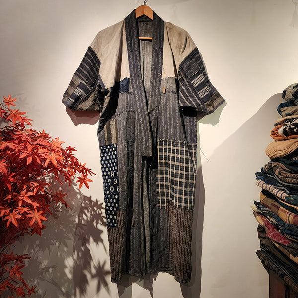 Vintage Boro Reversible Patchwork Peasant's Noragi