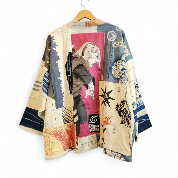 Naruto Sakura Patchwork Jacket