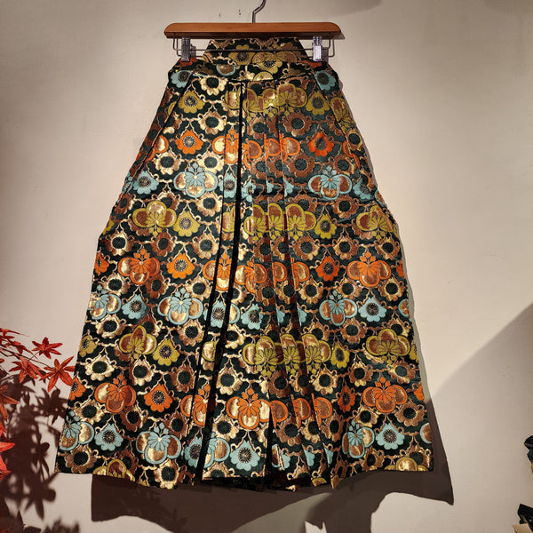 Vintage Golden Forest Hakama Pants L80cm