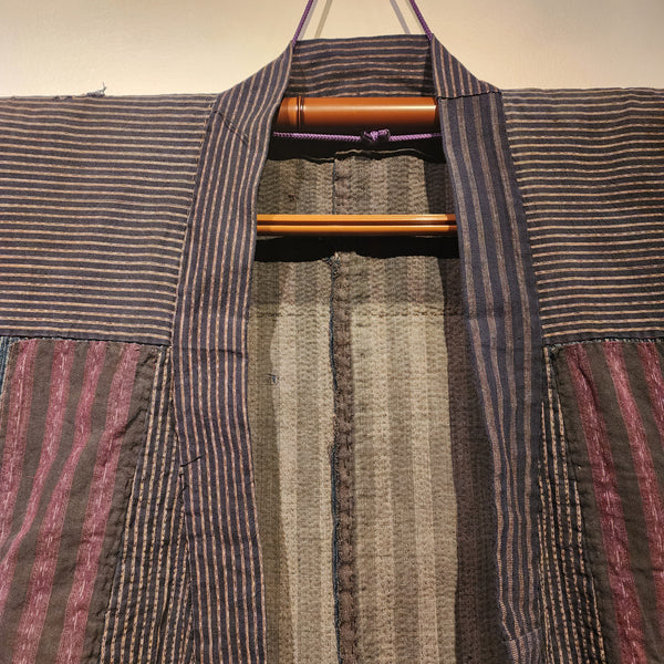Vintage Japanese Indigo Sashiko Patchwork Noragi