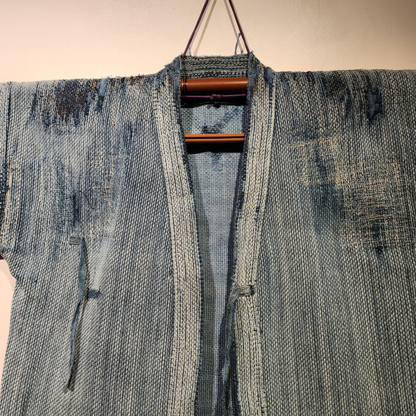 Vintage Boro Patchwork Indigo Kendo Jacket