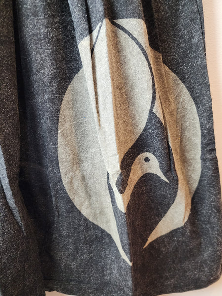 Black Crane Kamon Stonewash Hakama Pants