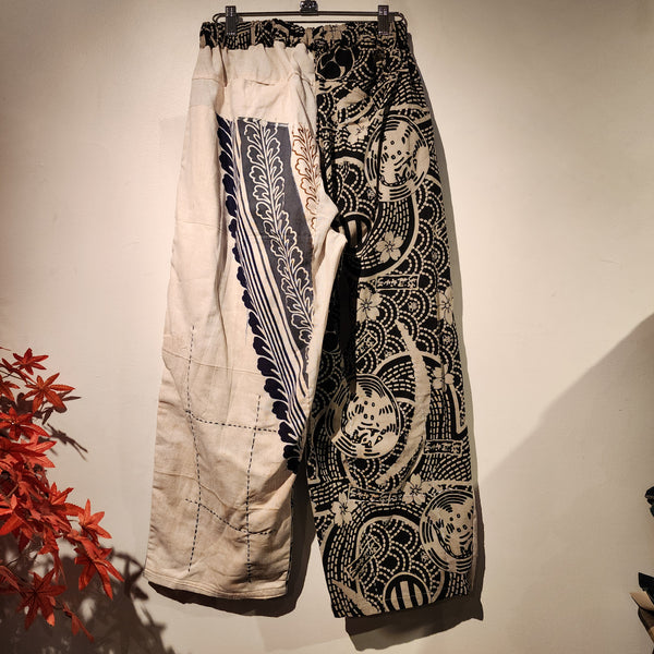 One Piece Dracule Mihawk Swordsman Patchwork Pants