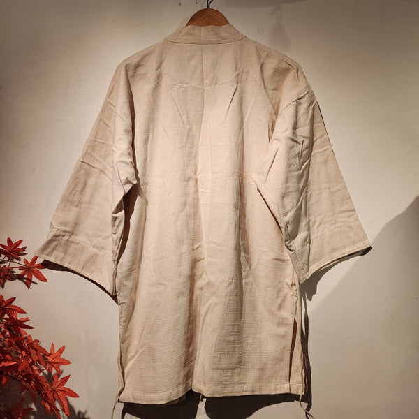 Plain Natural Dip Noragi Kimono Jacket