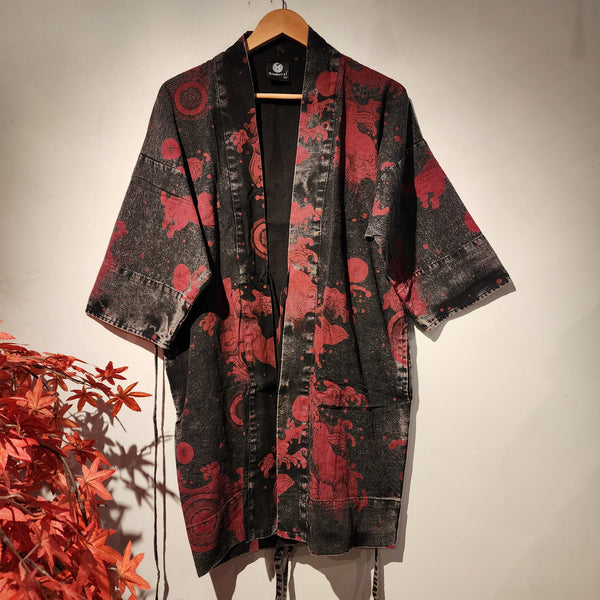 Stonewash Red Bunny Kamon Noragi