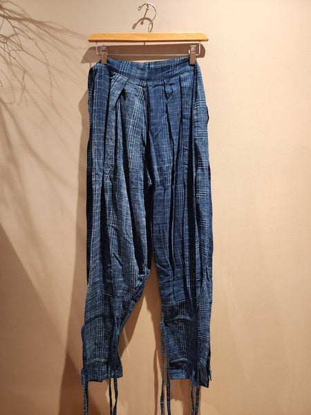 Dark Stonewash Indigo Tattsuke Bakama Pants