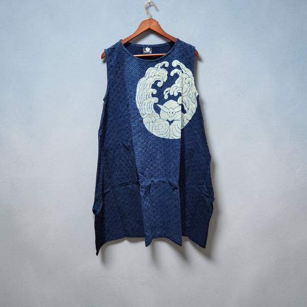 Blue Bunny Waves Kamon Tank Top dress