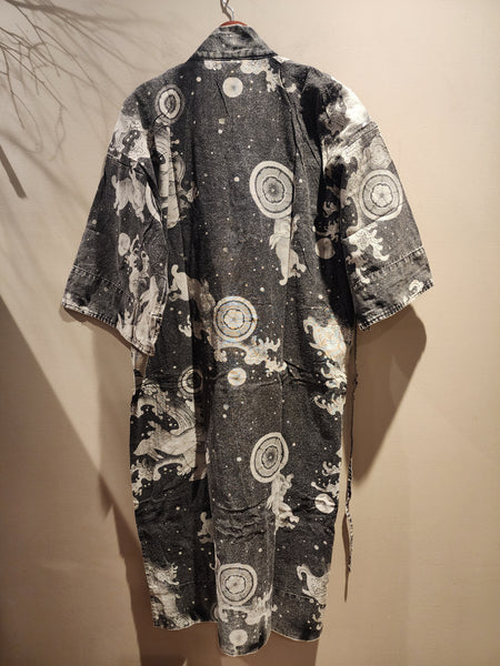 Stonewash Bunny Long Noragi Kimono