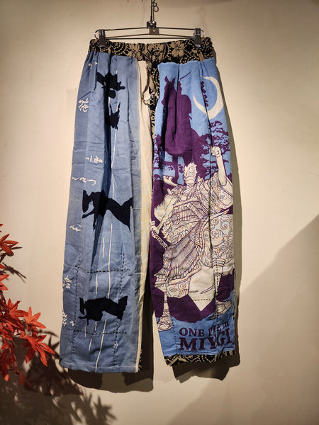One Piece in Miyagi Luffy Patchwork Pants