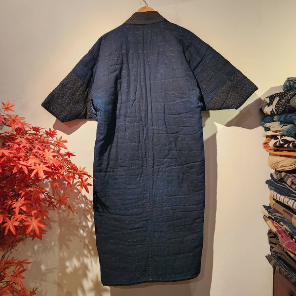 Vintage Japanese Indigo Winter Boro Thick Noragi