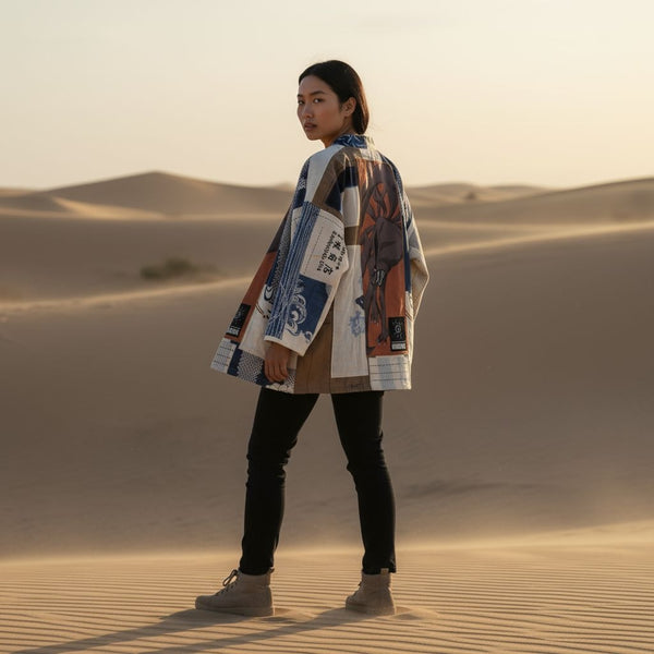 Naruto Kurama Nine Tail Fox Patchwork Jacket