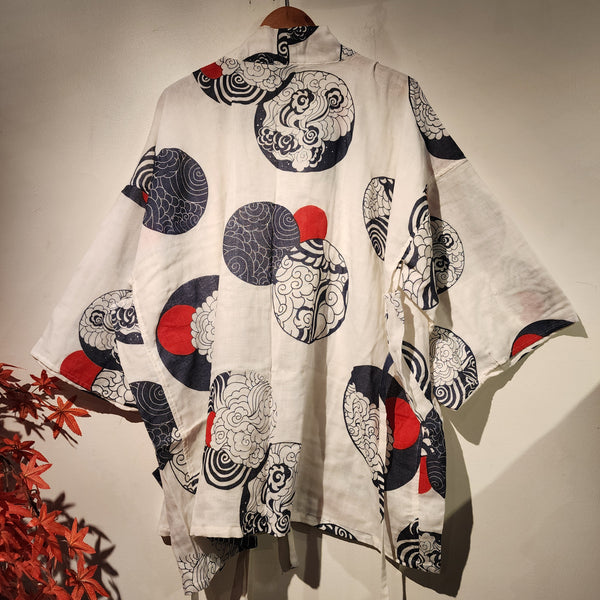 Wind & Sunset Motif Haori