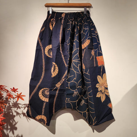 Retro Kakishibu Dyed Tenugui Pants