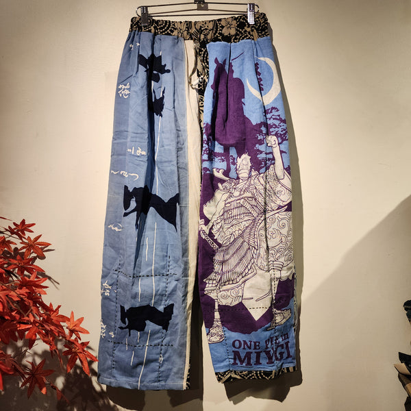 One Piece in Miyagi Luffy Patchwork Pants