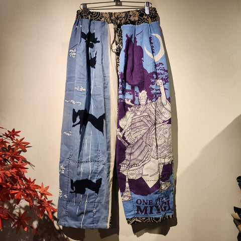 One Piece in Miyagi Luffy Patchwork Pants