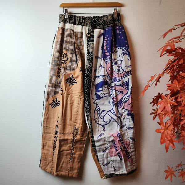 Luffy & Chopper at Hokkaido Patchwork Pants