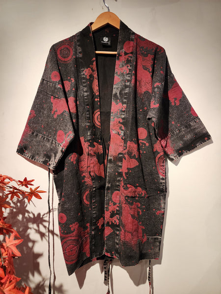 Stonewash Red Bunny Kamon Noragi