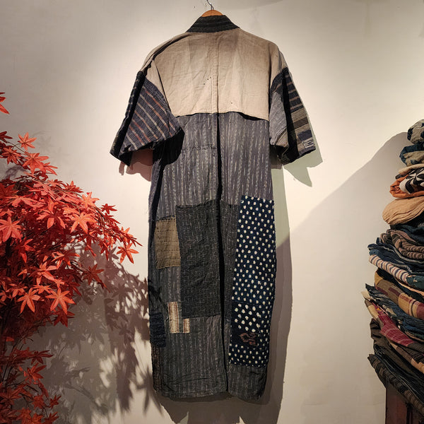 Vintage Boro Reversible Patchwork Peasant's Noragi