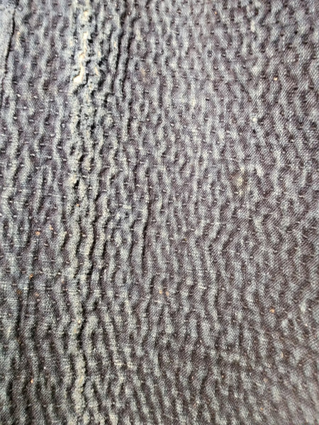 1900s Meiji Era Antique Boro Indigo Sashiko Long Noragi from Sado Island