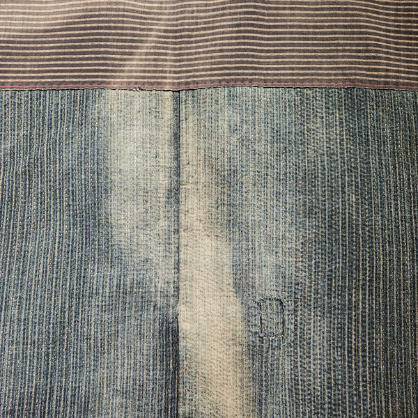 Vintage Japanese Indigo Sashiko Patchwork Noragi