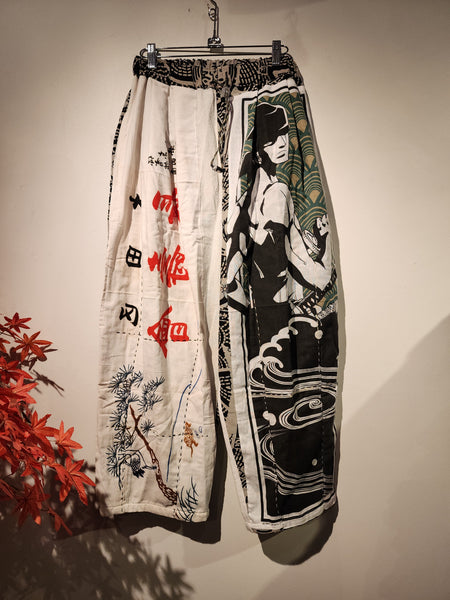One Piece Zoro Patchwork Pants
