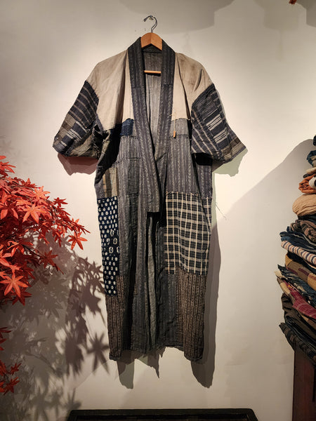 Vintage Boro Reversible Patchwork Peasant's Noragi