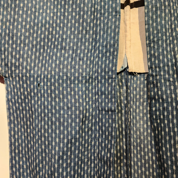 Vintage Japanese Indigo Hemp Linen Noragi