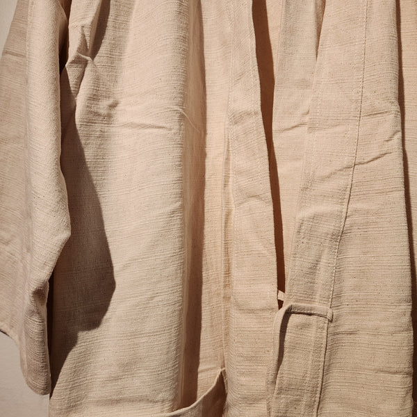 Plain Natural Dip Noragi Kimono Jacket