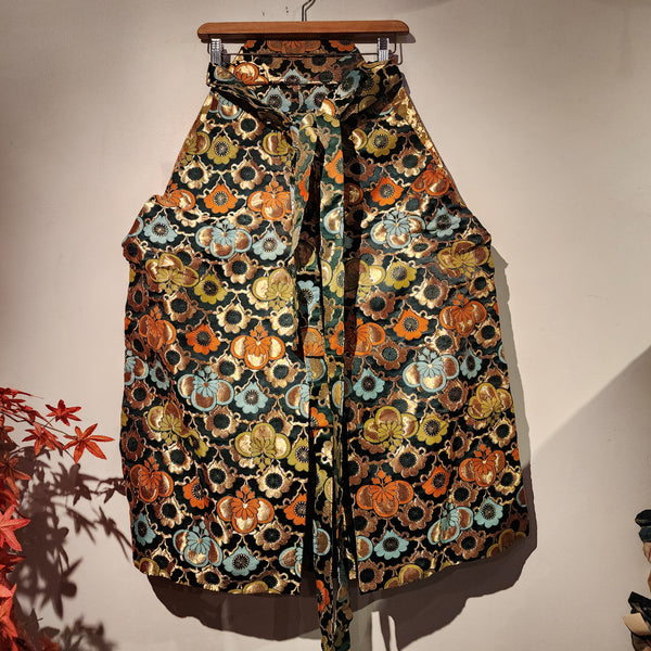 Vintage Golden Forest Hakama Pants L80cm