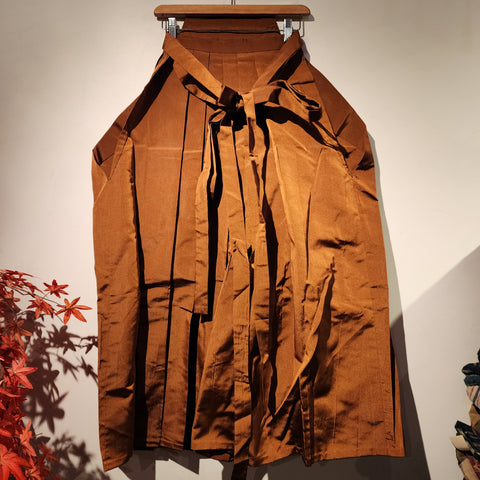 Vintage Brown Hakama Pants L97cm