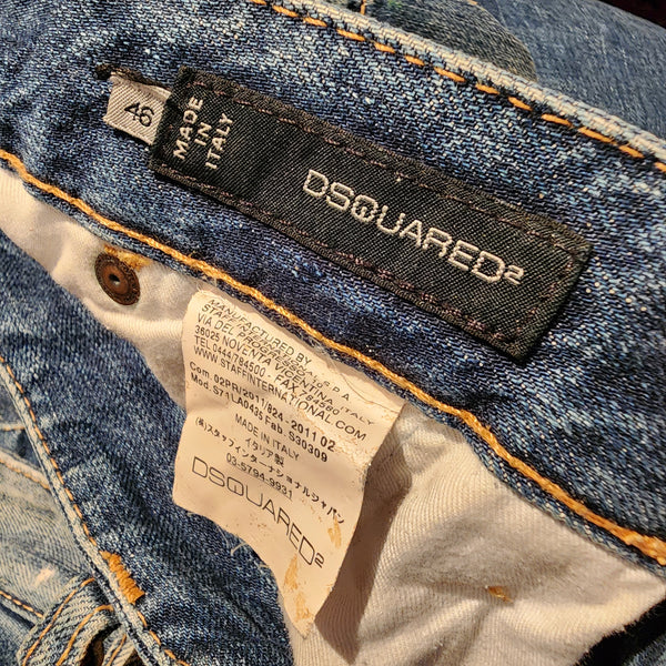 Vintage DSQUARED2 Boro Patchwork Jeans Size 46