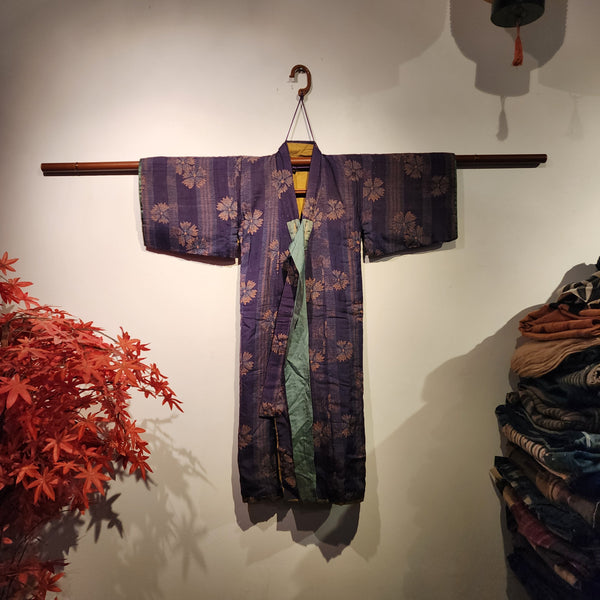 Vintage Kid Meisen kimono
