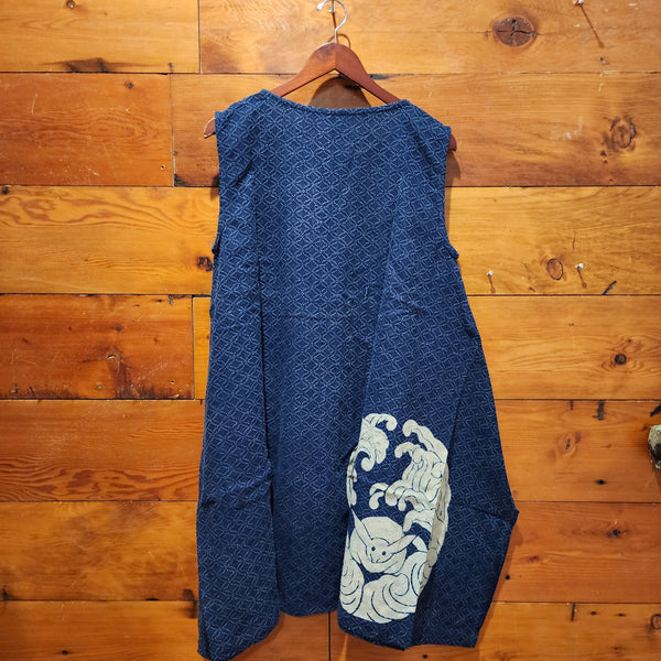 Blue Bunny Waves Kamon Tank Top dress