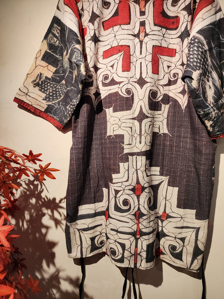 Ainu Koi Digital Printed Kimono