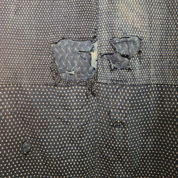 Vintage Japanese Indigo Boro Patchwork Noragi