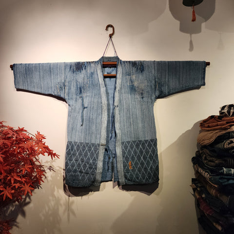 Vintage Boro Patchwork Indigo Kendo Jacket