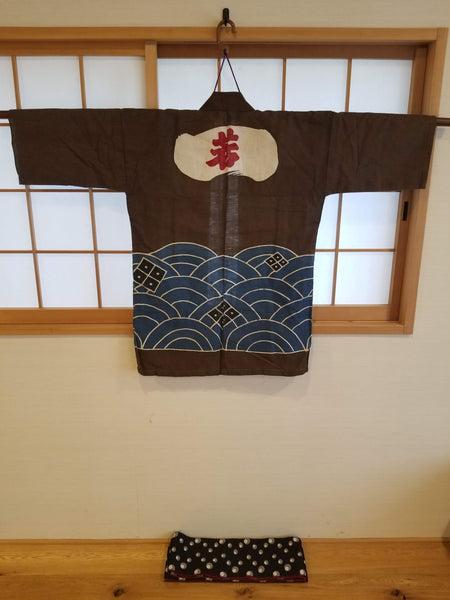 Tsutsugaki Brown Waves Hanten