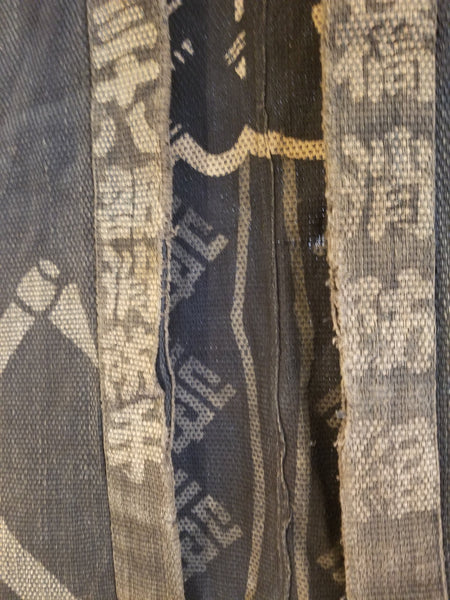 Early Showa Period Japanese Axe Print Reversible Fireman Jacket