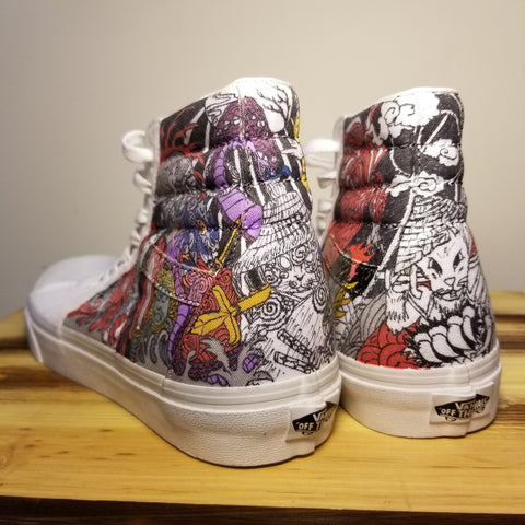 Thundercat / Samurai Pizza Cat Van Sneaker Shoes USmen 9.5