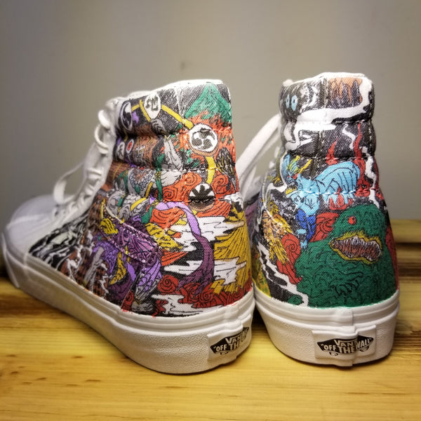 GeGeGe no Kitaro fanart Van Sneaker Shoes USmen 8.5